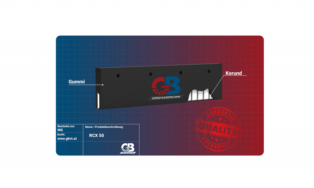 Kombileiste RCX 50 für Schneepflug / Winterdienst